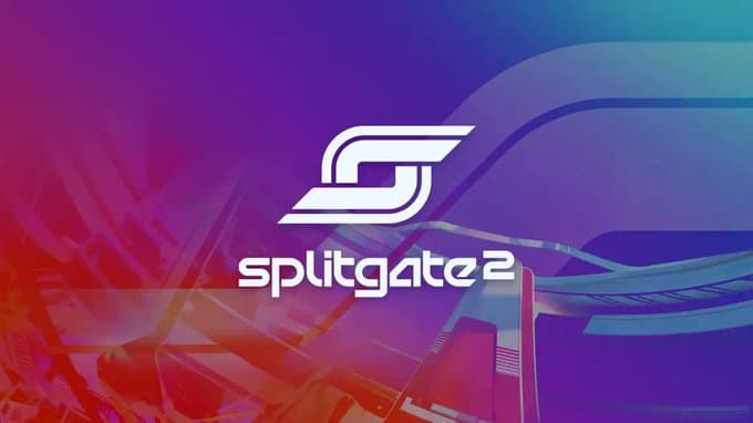 Splitgate 2 logo and graphic for the December relaunch