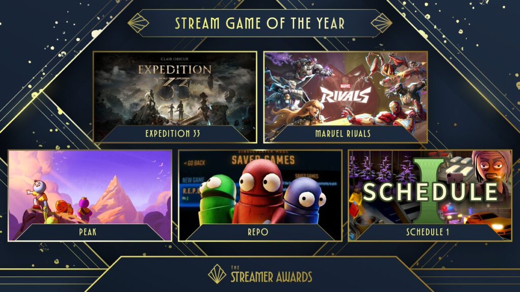 Marvel Rivals nominated for Stream Game of the Year at Streamer Awards Marvel Rivals nominated for Stream Game of the Year at Streamer Awards