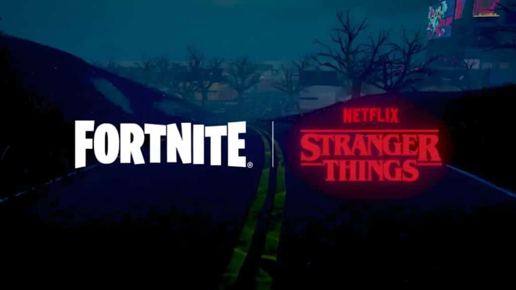 Copertina della collaborazione Fortnite x Stranger Things