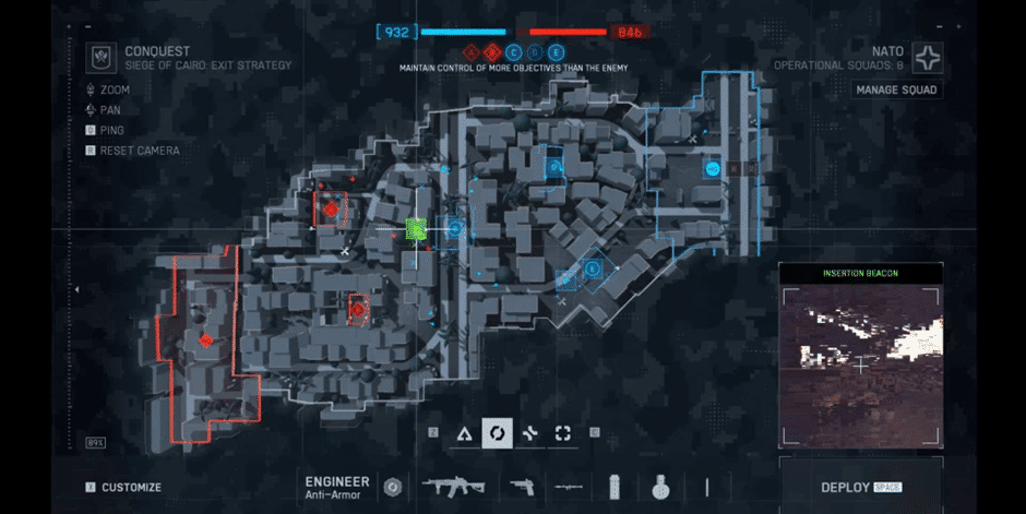Conquest is een grootschalige mode met meerdere vlaggen