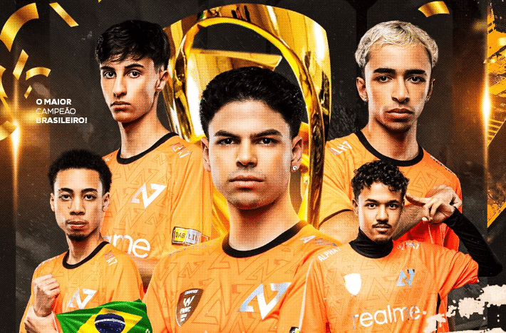 Alpha7 Esports champion roster for the PUBG Mobile Global Championship 2025 graphic