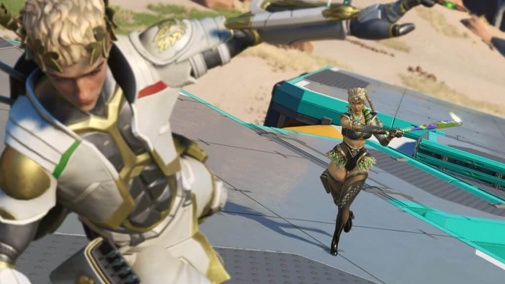 Das Bild zeigt Charaktere aus dem Spiel Apex Legends