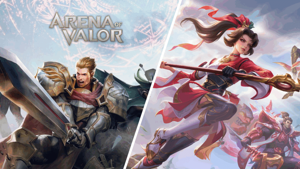 Arena of Valor and Honor of Kings in-game character art