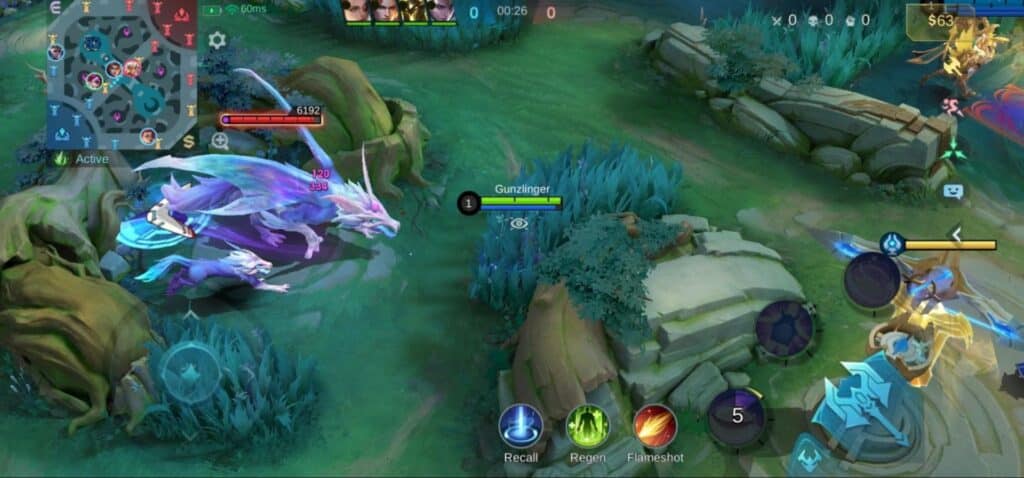 Mobile Legends: Bang Bang-Spielszene