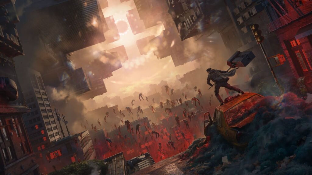 The image is concept art for CONTROL Resonant, an upcoming action role-playing game from Remedy Entertainment