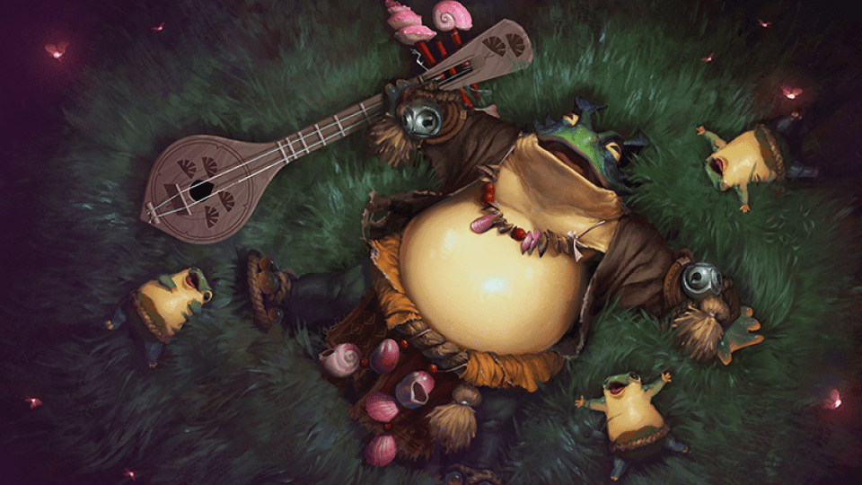 Largo the bard Dota 2 character wallpaper art