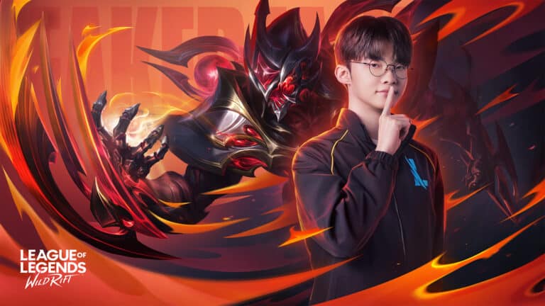 Faker collaborates with League of Legends Wild Rift for Zed skin