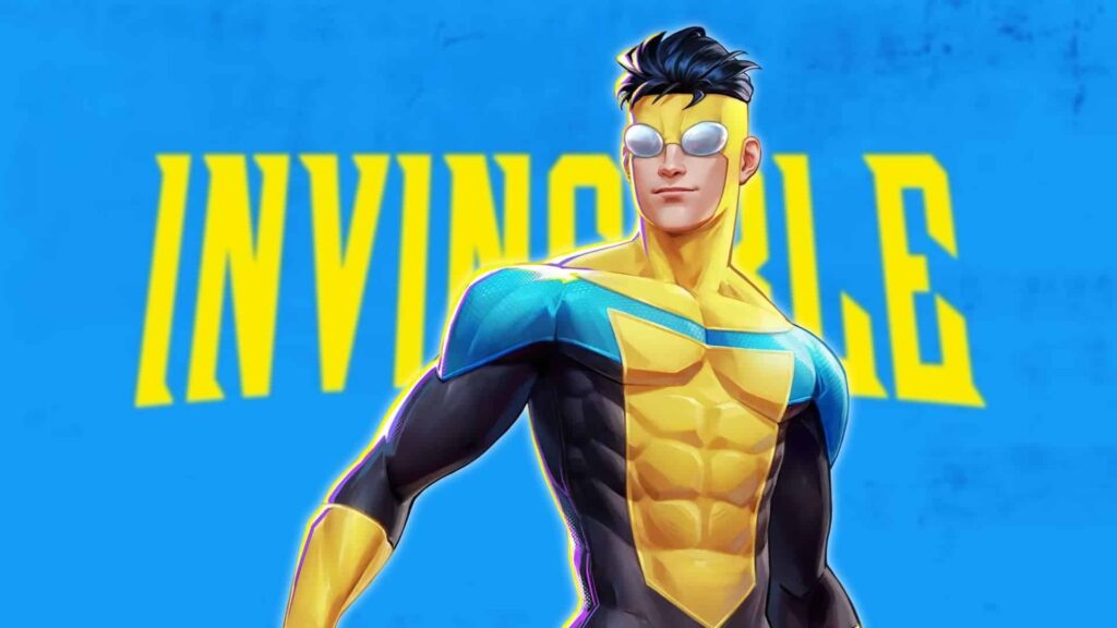 Bei der dargestellten Figur handelt es sich um Invincible, auch bekannt als Mark Grayson, die Hauptfigur der gleichnamigen Comicserie von Image Comics und der Zeichentrickserie von Amazon Prime Video