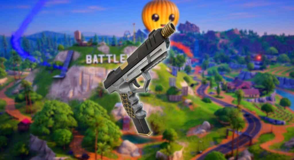 Fortnite Chapter 7 Season 1 Tactical Pistol displayed in the pistol tier list