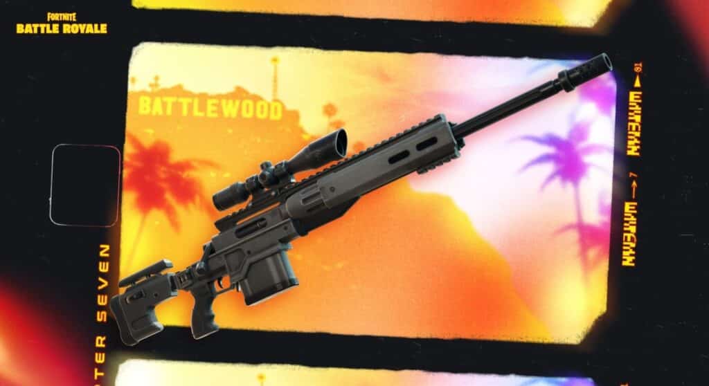 Fortnite Chapter 7 Season 1 Vengeful Sniper showcased in the sniper tier list