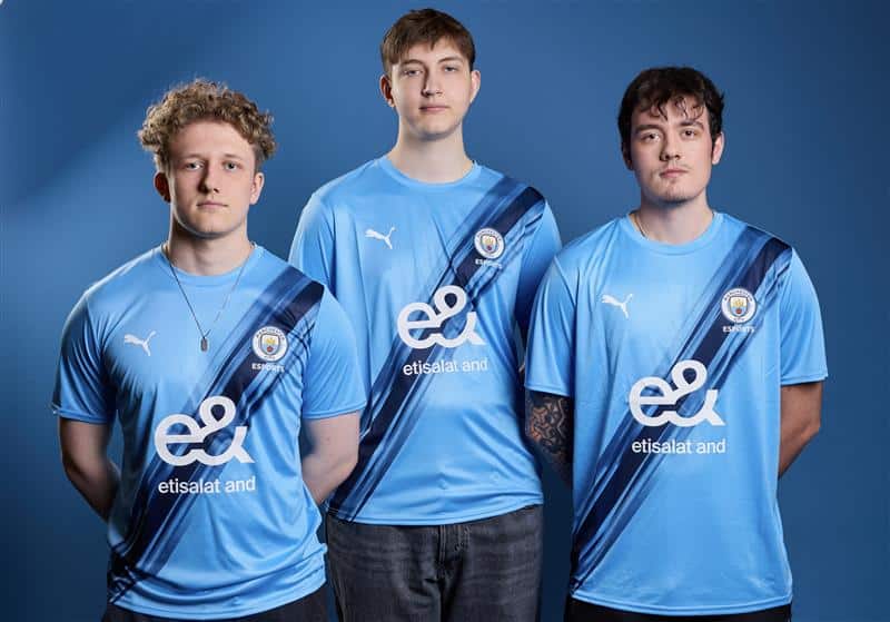 Manchester City Esports Rocket League roster photo