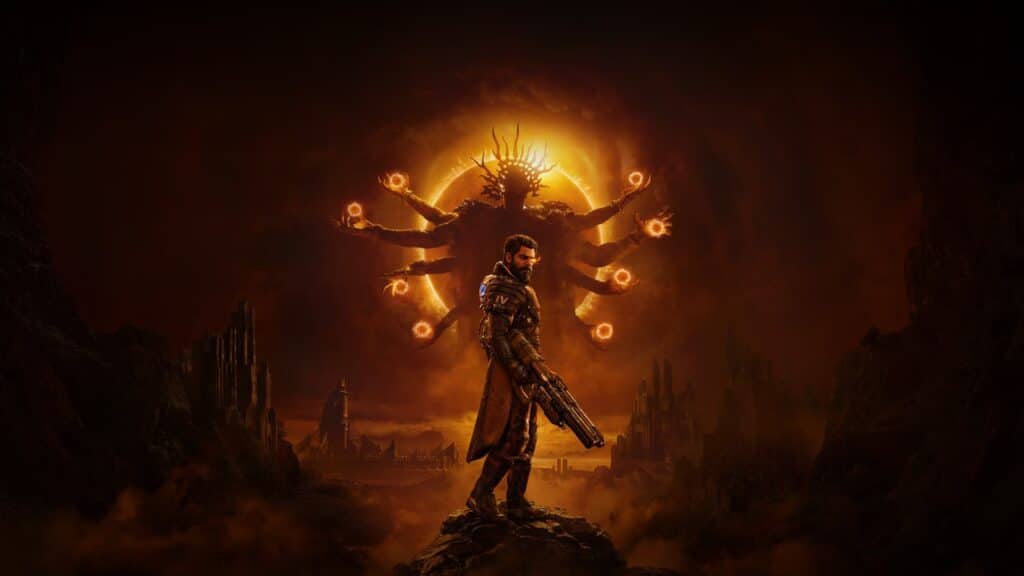 Saros wallpaper artwork