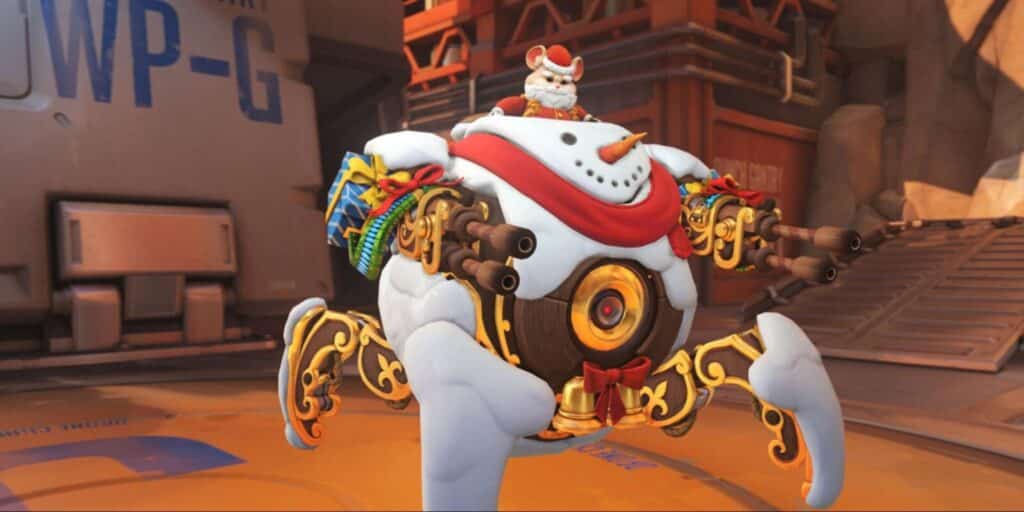 Snowman skin in Overwatch