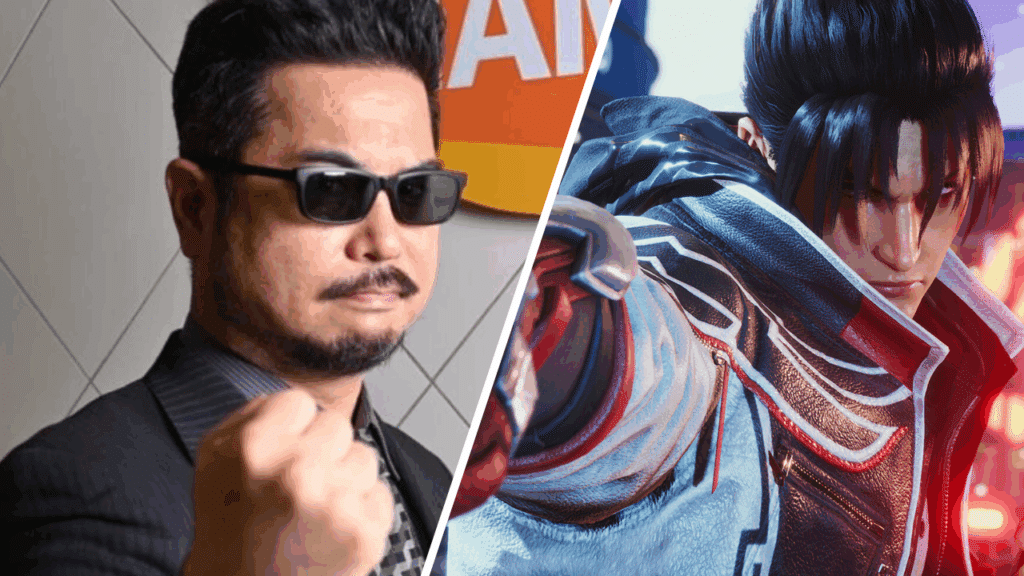 TEKKEN Series Executive Director and Producer Katsuhiro Harada and TEKKEN 8 Jin Kazama