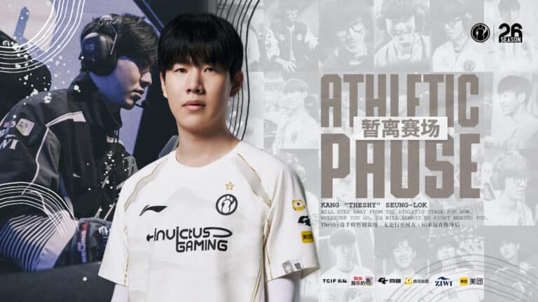 TheShy takes temporary break from League of Legends esports