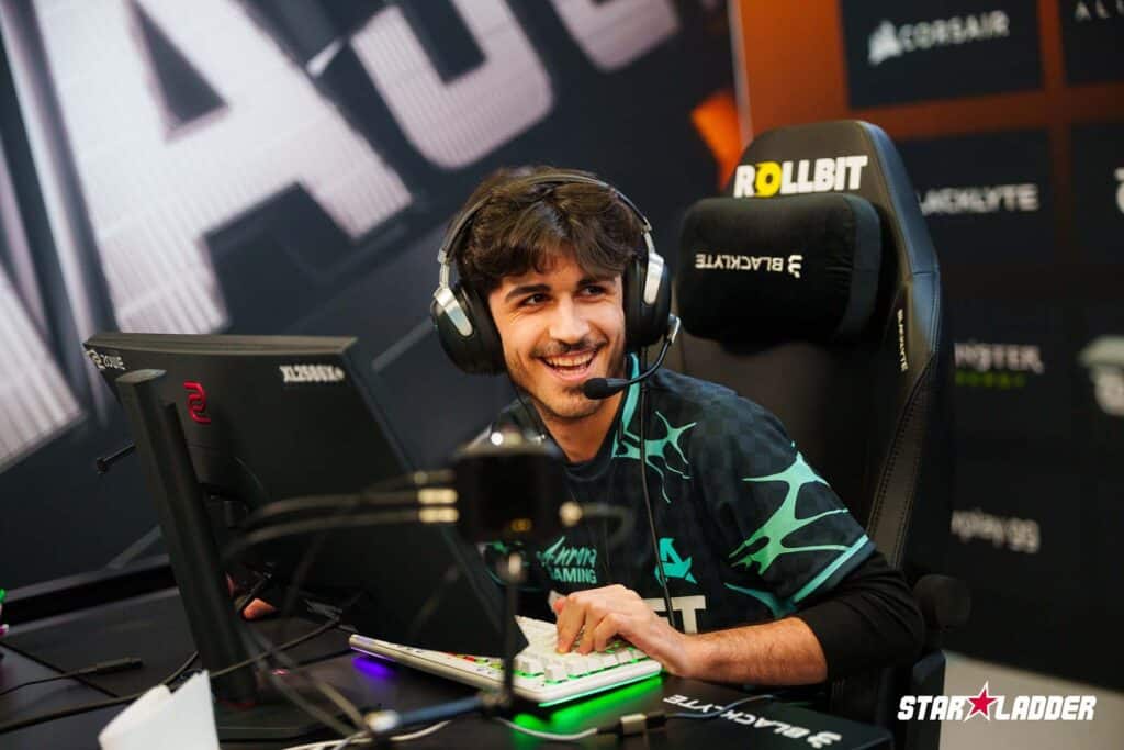 Image of Aurora Gaming Counter-Strike player competing at StarLadder Budapest Major 2025