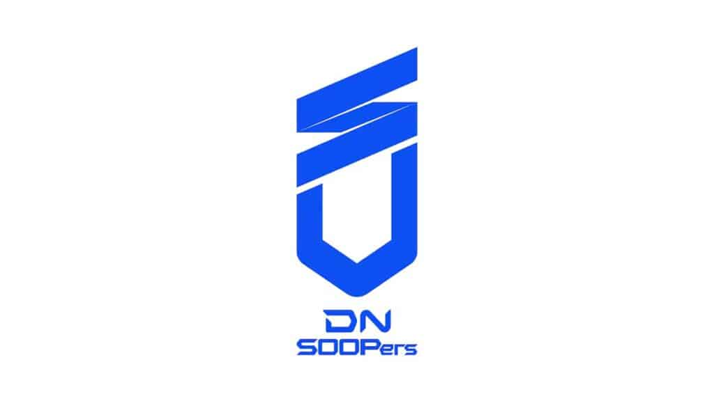 Image of DN SOOPers logo on a white background