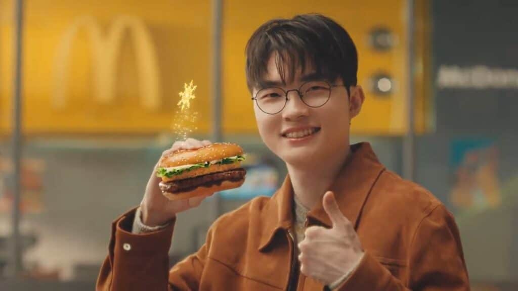 Faker is lovin’ it in new McDonald’s collaboration