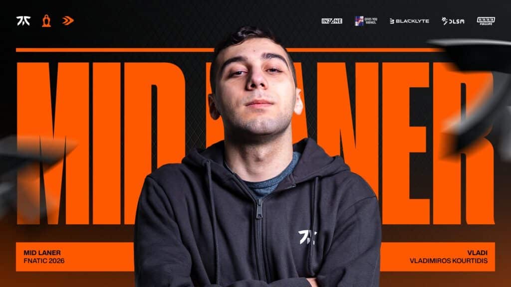 Fnatic signs Vladi to LEC 2026 roster Fnatic signs Vladi to LEC 2026 roster
