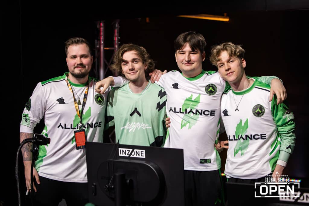 Alliance Apex Legends roster for ALGS 2025 Open
