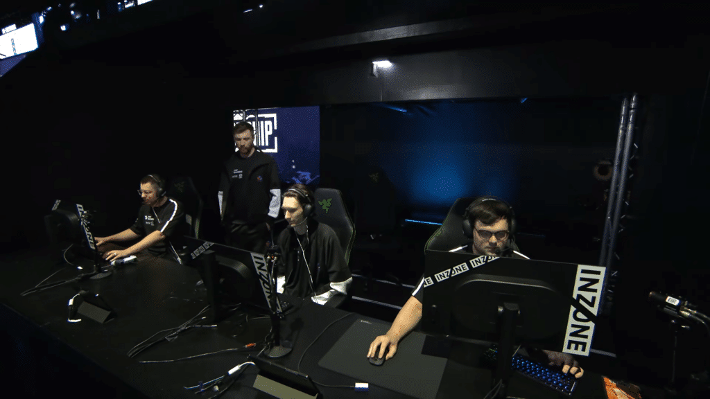 GGROW Gaming roster at Sapporo, Japan in day one of the Group Stage for ALGS Year 5 Championship