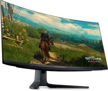 Der gebogene Gaming-Monitor Alienware AW3423DWF zeigt beeindruckendes Gameplay auf einem ultrabreiten Display