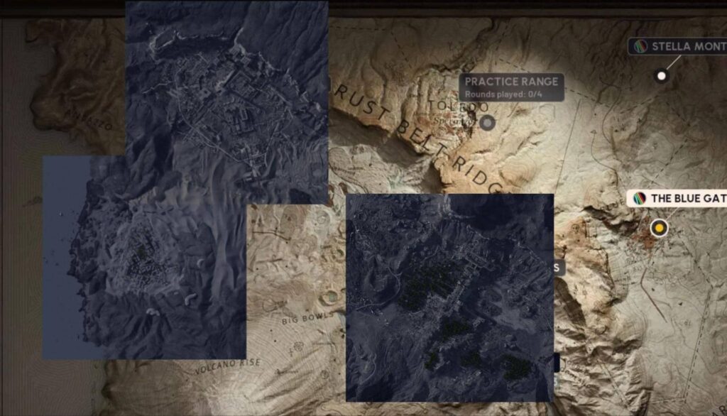 Das Bild zeigt eine Karte aus dem Survival-Shooter-Spiel Arc Raiders