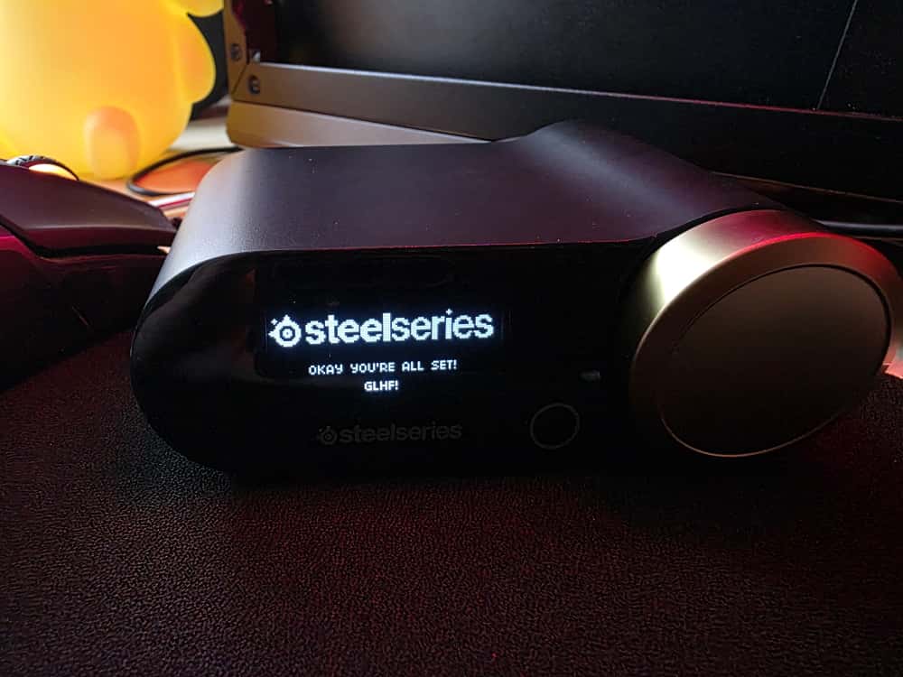 This is the SteelSeries Arctis Nova Pro Wireless base station (DAC)