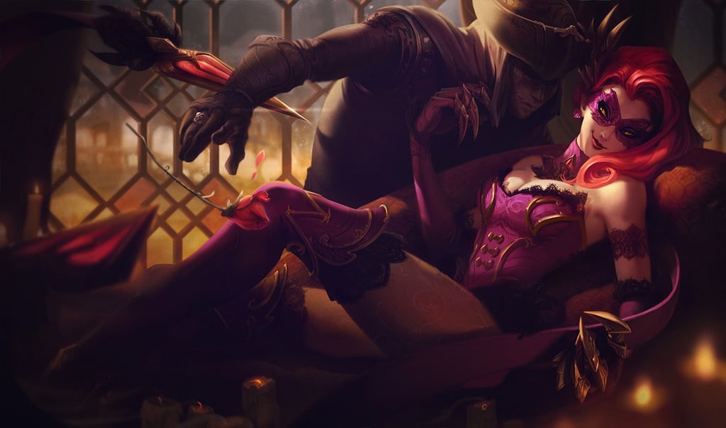Evelynn from LoL in Masquerade skin