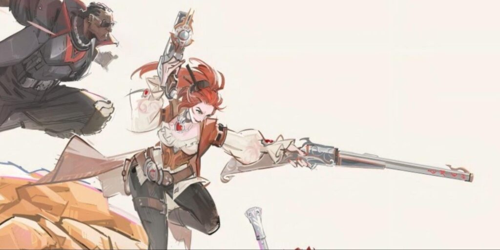 Die Figur auf dem Bild ist Elsa Bloodstone, eine Monsterjägerin aus dem Marvel-Comics-Universum