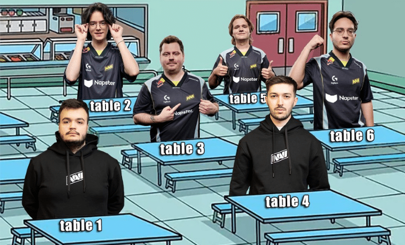 NAVI VALORANT roster meme