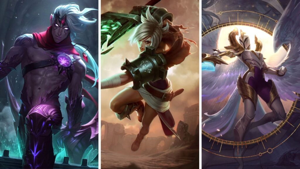 Die League of Legends S-Tier-Top-Lane-Champions Varus, Riven und Kayle werden in der Top-Champion-Rangliste 2026 vorgestellt