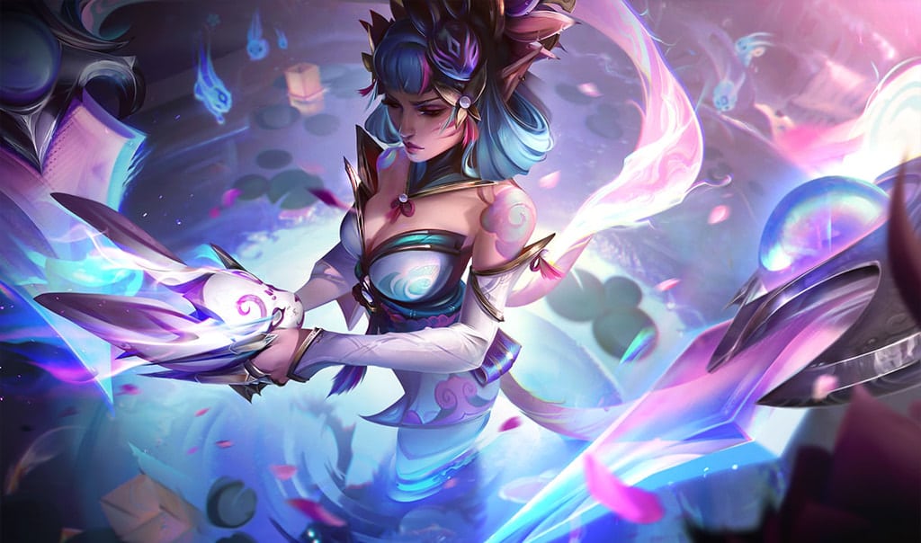 Evelynn from LoL in Spirit Blossom skin