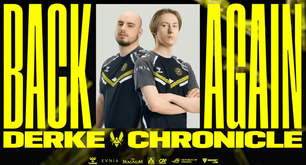 Derke und Chronicle von Team Vitality