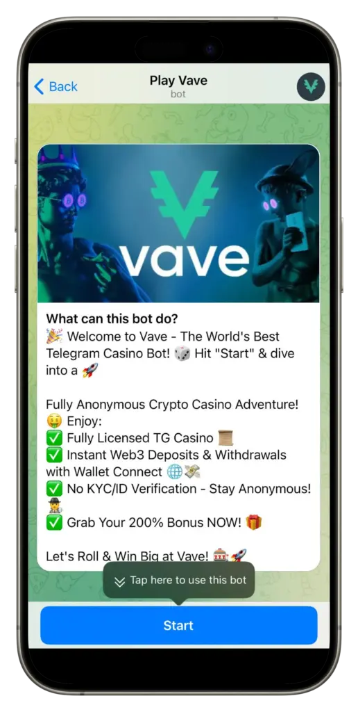 Spinbet Telegram Interface for Casino Support