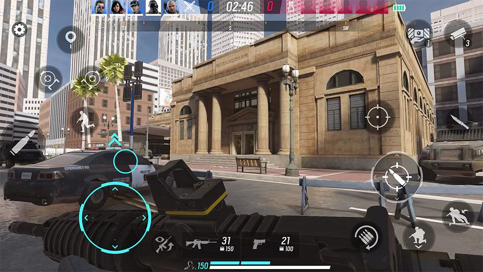 Das Bild ist ein Screenshot des Rainbow Six Mobile-Gameplays