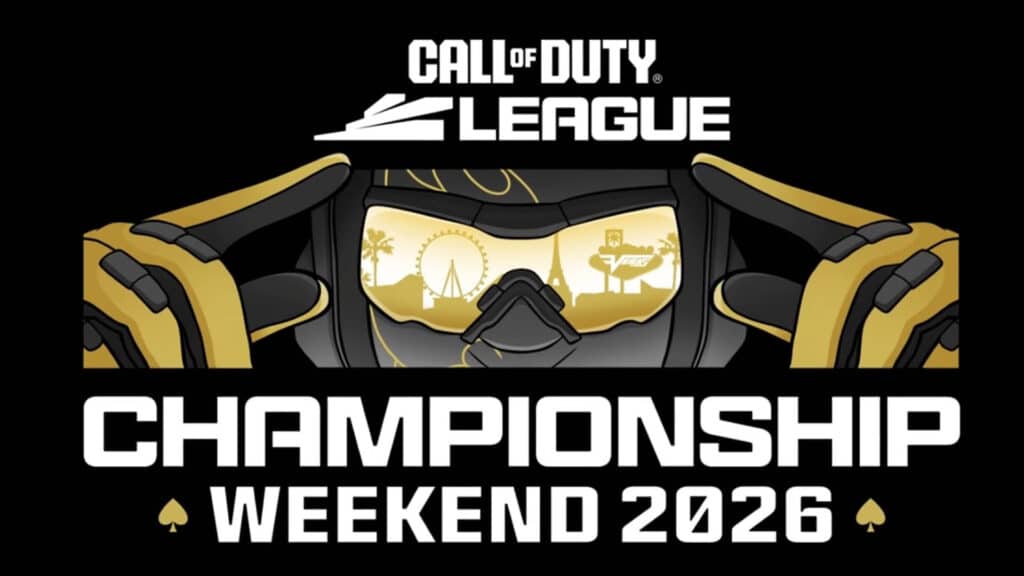 Image of CDL Championship 2026 logo on a black background