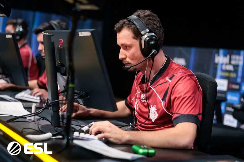 Immagine del giocatore di G2 Esports Counter-Strike in competizione all'IEM Cracovia 2026