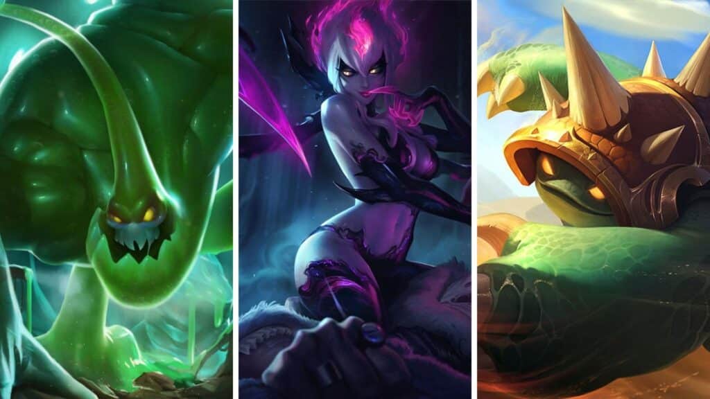 League of Legends A-Tier-Jungler Evelynn, Zac und Rammus