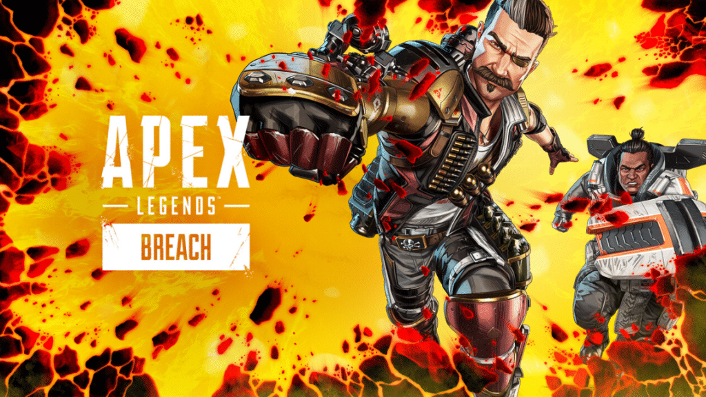 Apex Legends Season 28: Breach featuring in-game Legends Fuse and Gibraltar