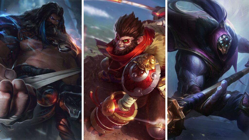 League of Legends B-Tier-Jungler Wukong, Udyr und Jax
