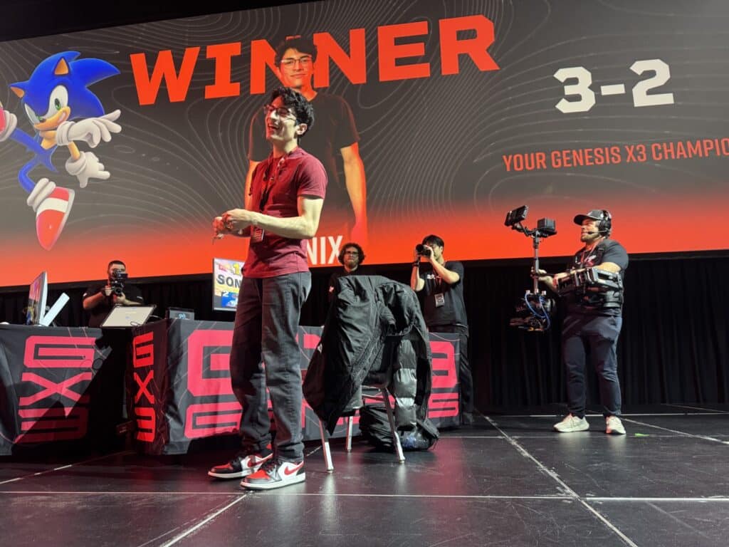 Sonix wint Super Smash Bros. Ultimate Major op GENESIS X3