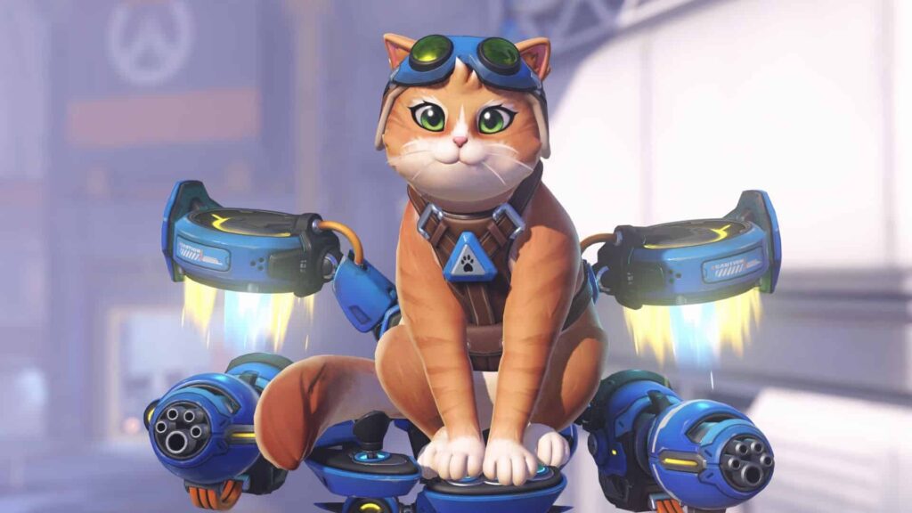 Jetpack Cat nella stagione 1 di Overwatch, si è classificato al terzo posto tra i nuovi eroi per mobilità e utilità Lifeline