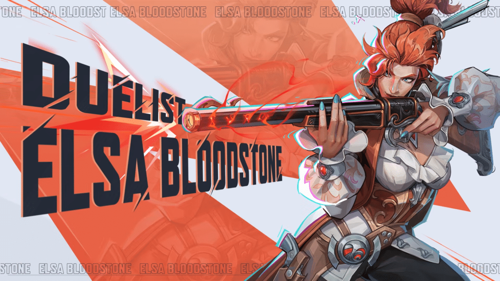 Key-Art der Elsa Bloodstone-Figur im Enthüllungstrailer zu Marvel Rivals Staffel 6.5