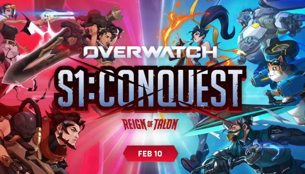 Overwatch Season 1 Conquest Reign of Talon promotional artwork