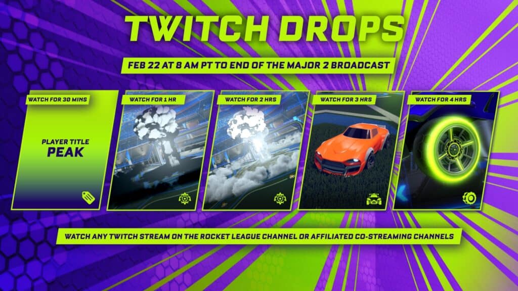 Rocket League Twitch Drops 2