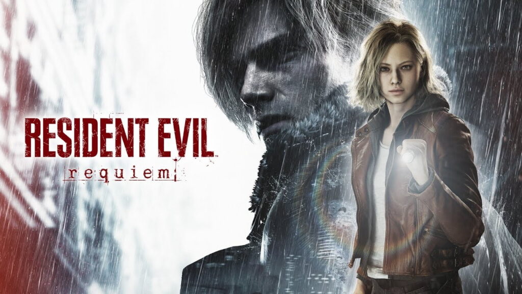 Resident Evil Requiem key art featuring Leon and a female protagonist