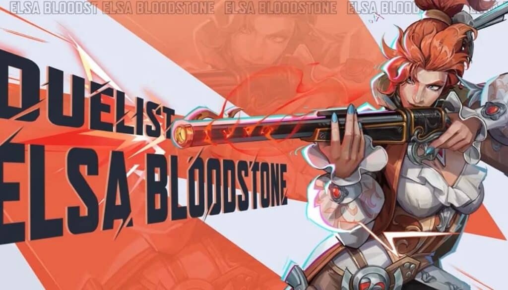 Elsa Bloodstone apunta con una escopeta con una inscripción 