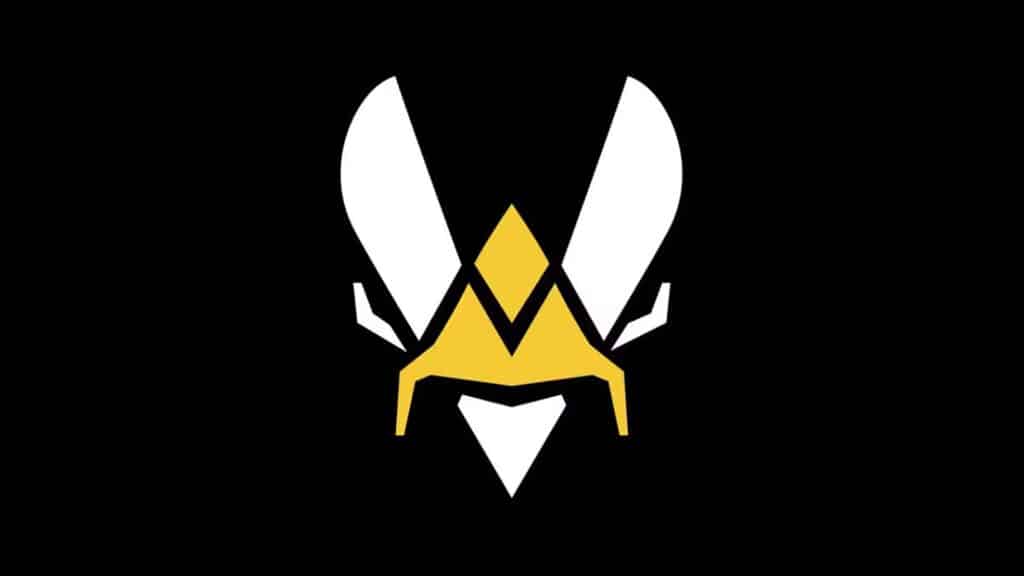 Image of Team Vitality logo on a black background