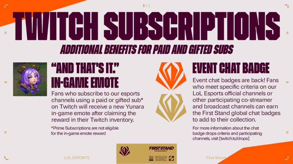 Introduzione al supporto Twitch First 2026.